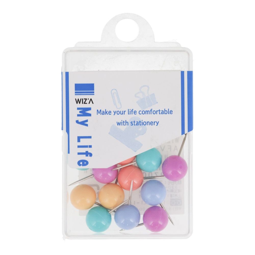 ウイザ WIZ'Aマップ画鋲　パステル15本入, パステル, 15本入