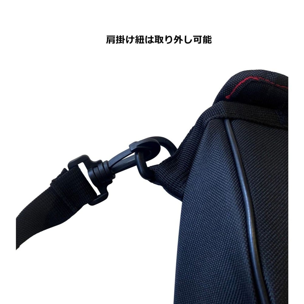 ウィザ WIZ&rsquo;A ワイドオープンバック 丸型 900mm ツールバッグ WZ-WO900, ブラック, 150&times;150&times;900mm