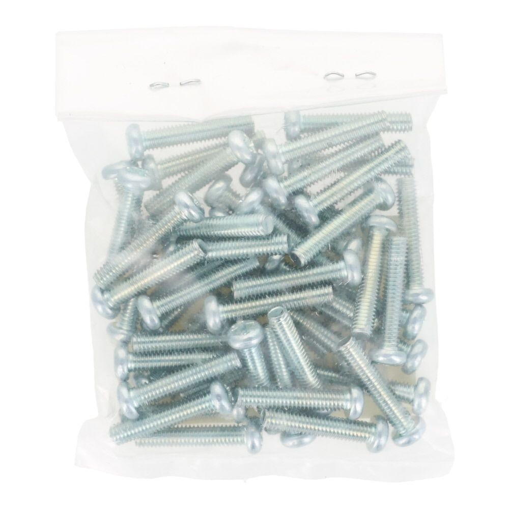 ユニクロ　小ねじ　鍋　Ｍ４&times;２０　５０個入り, 小ねじ, M4&times;20