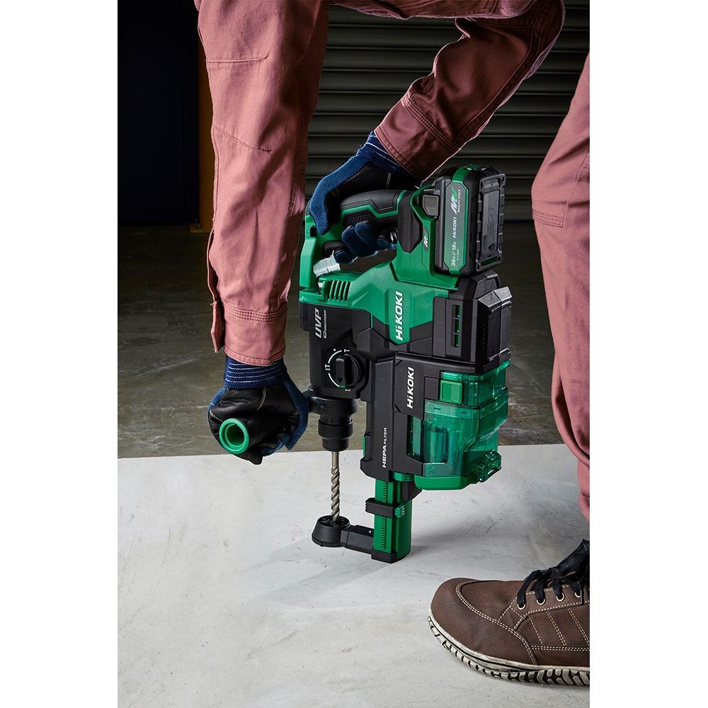 ハイコーキ　HIKOKI ３６Ｖロータリハンマ（蓄電池２個、充電器付き） DH3628DB (2WPZ), グリーン, DH3628DB (2WPZ)