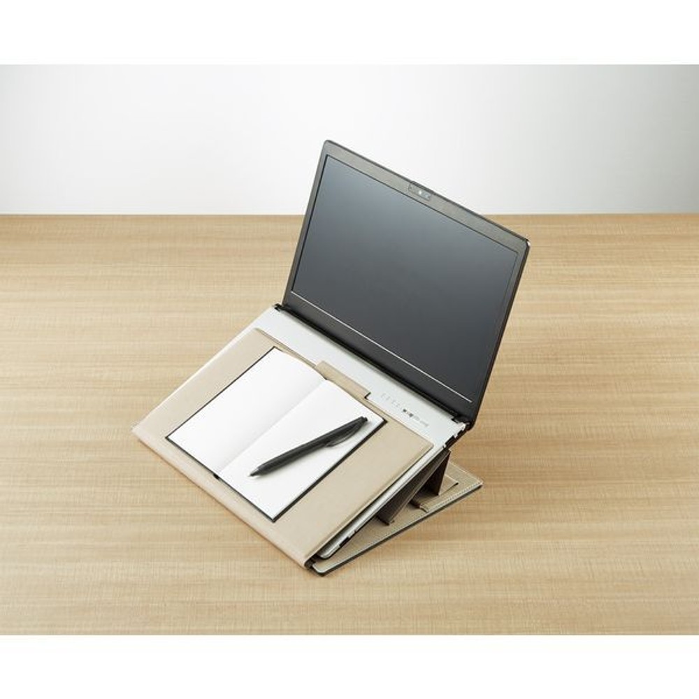 コクヨ　ボード付ノートPCスタンド　BIZRACK, ベージュ, 13.3インチ