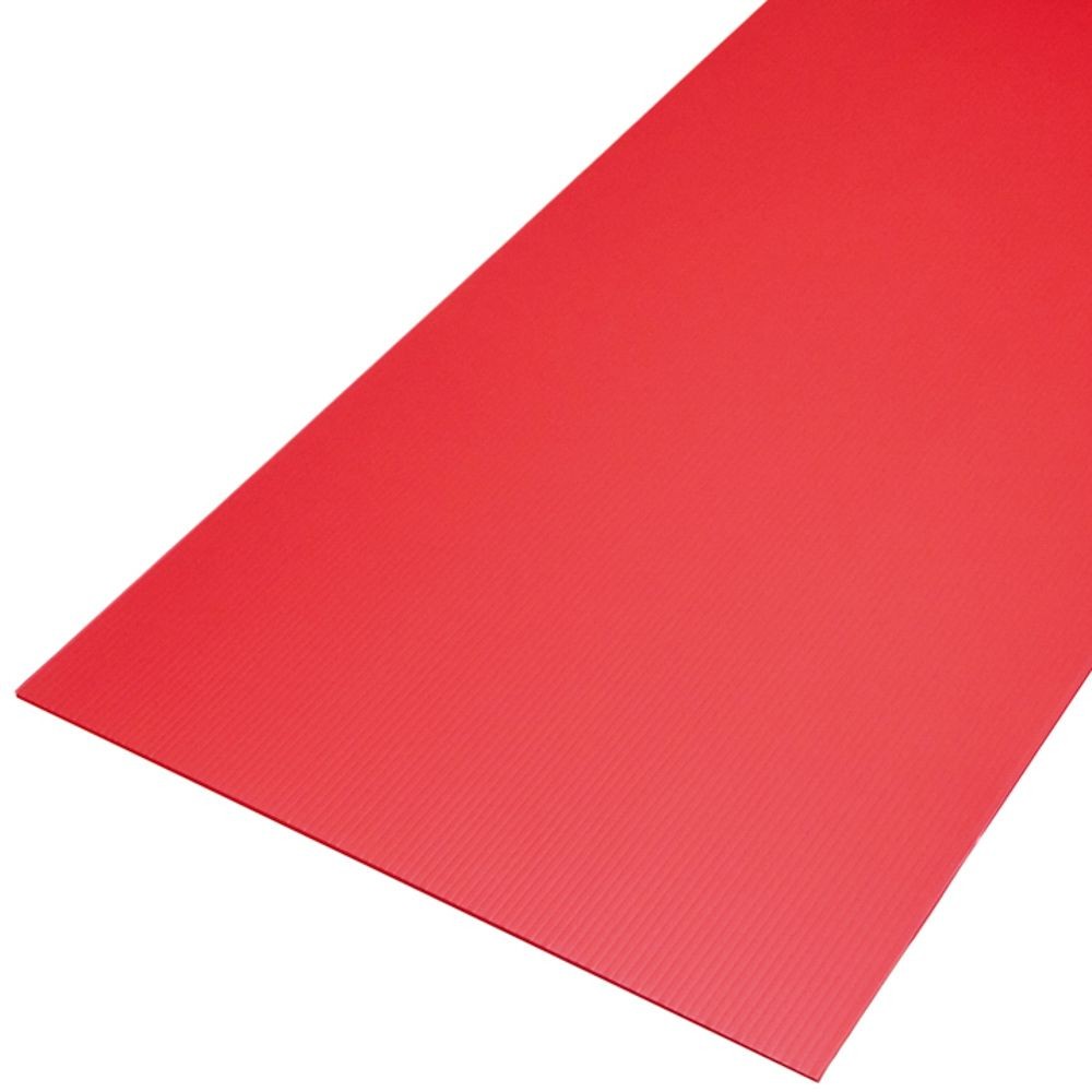 プラダン　レッド　約幅４５０ｍｍ, レッド, 長さ910mm