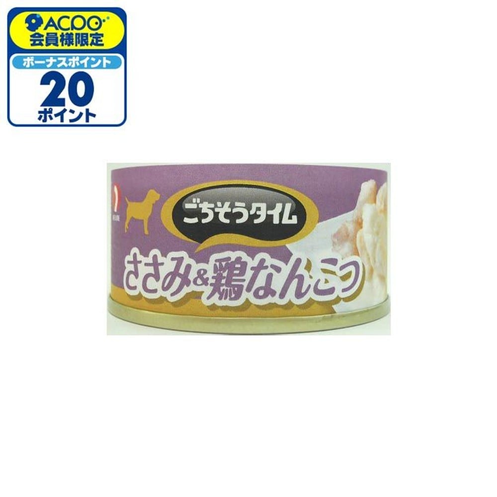 ごちそうタイム　ささみ＆鶏なんこつ　８０ｇ, -, 80g