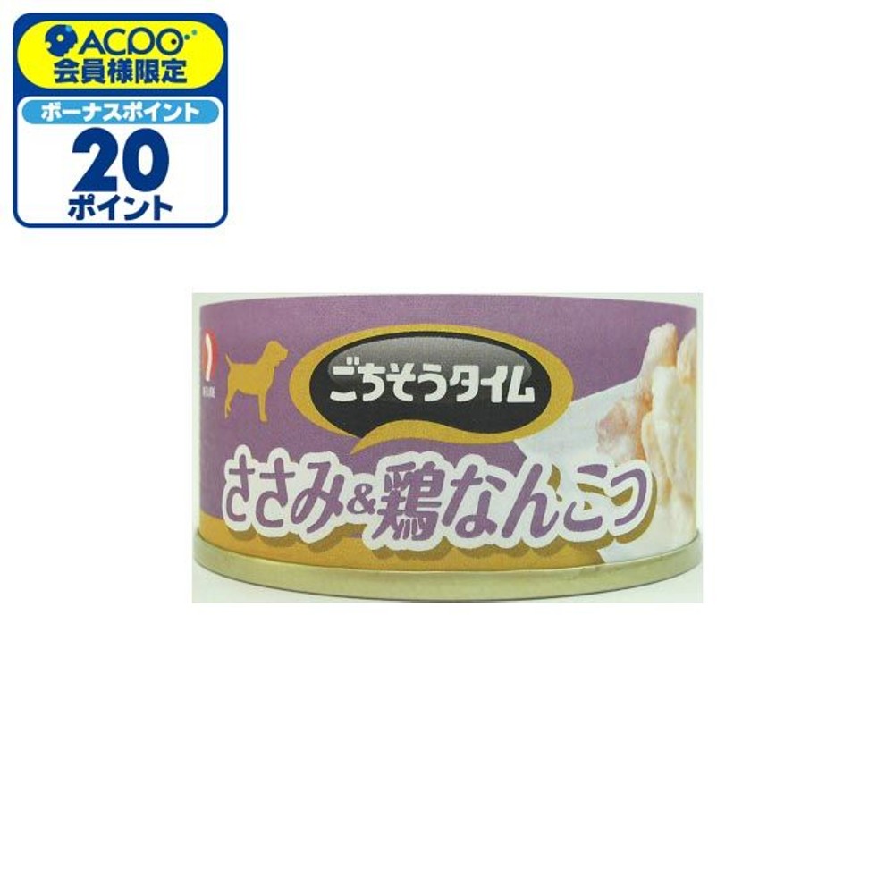 ごちそうタイム　ささみ＆鶏なんこつ　８０ｇ, -, 80g