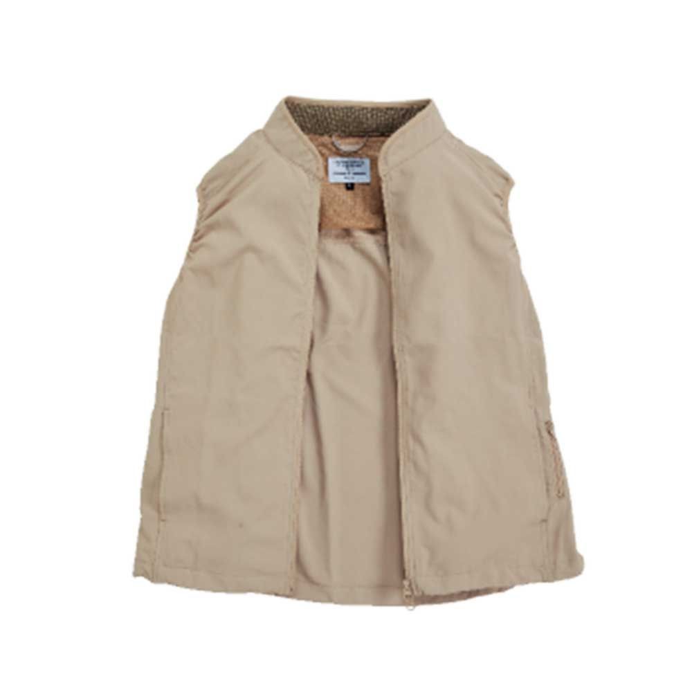 【2026年モデル】ウイザ　WIZ'A　スタンダード空調ウェア　ベスト　ベージュ, ベージュ, Sサイズ