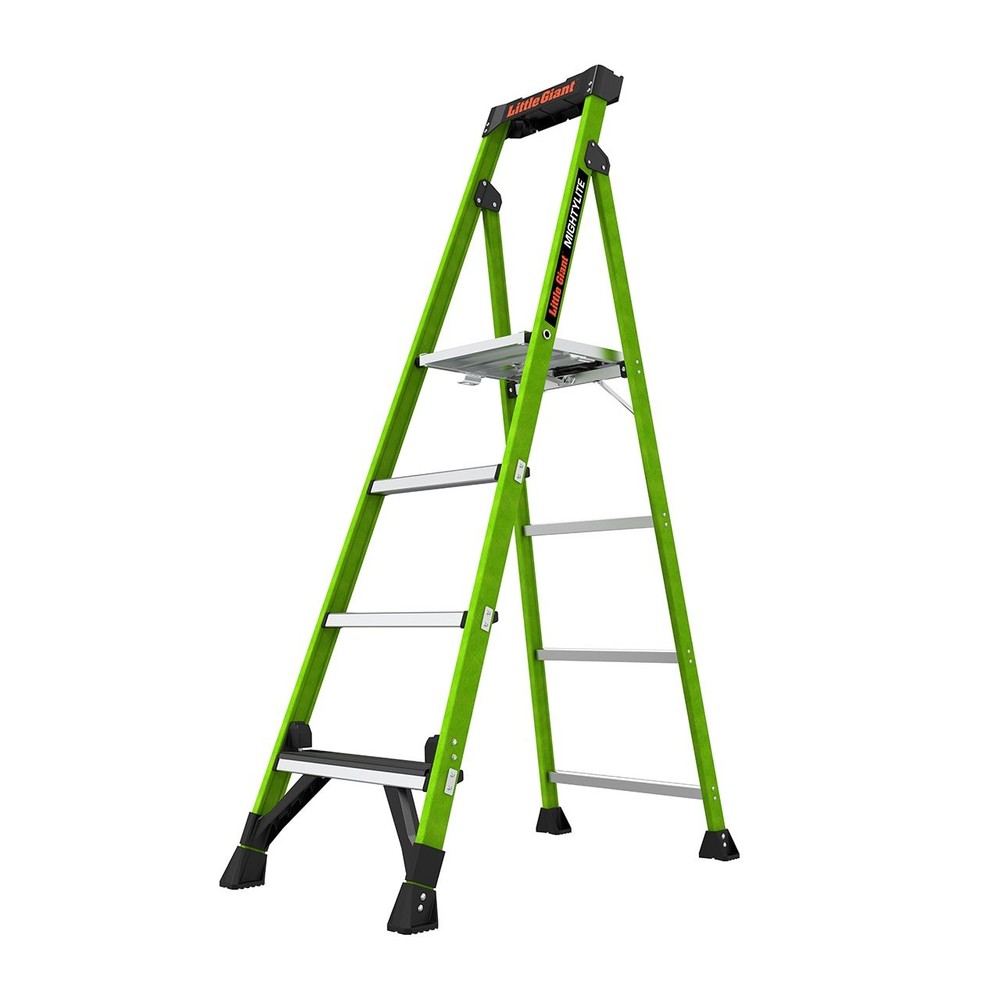 【法人限定】長谷川工業 マイティーライト 4段　LG-15406 (マイティーライト2.0  4段), グリーン, LG-15406