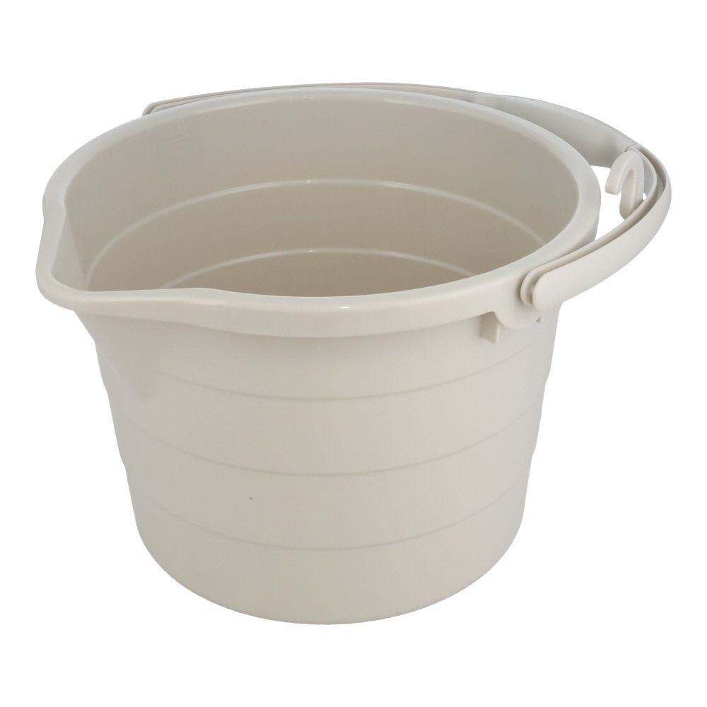 ピジョンバケツ 8L ミルクティーベージュ, ミルクティーベージュ, 8L