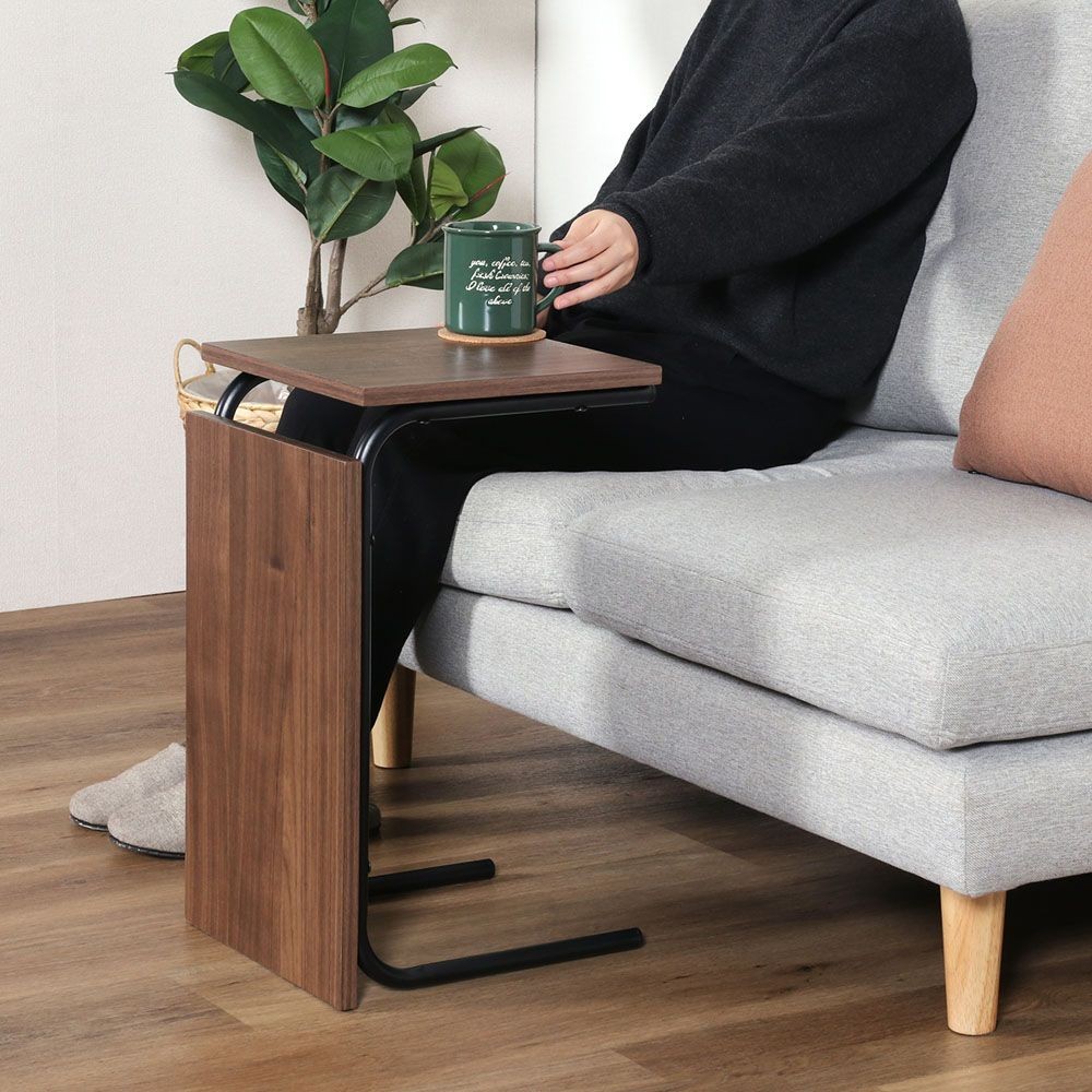 不二貿易 ＥＺＢＯ　２ＷＡＹテーブル（小）　ＭＢＲ【メーカー直送・代引不可】, ブラウン, 幅300mm&times;奥行315mm&times;高さ535mm