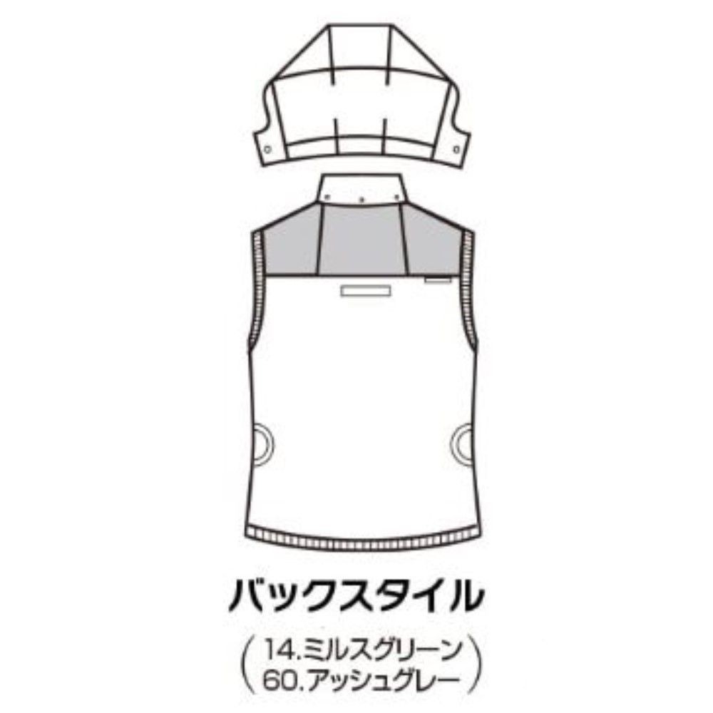 BURTLE AIRCRAFT バートル エアークラフト AC1154 ブラック, ブラック, Mサイズ