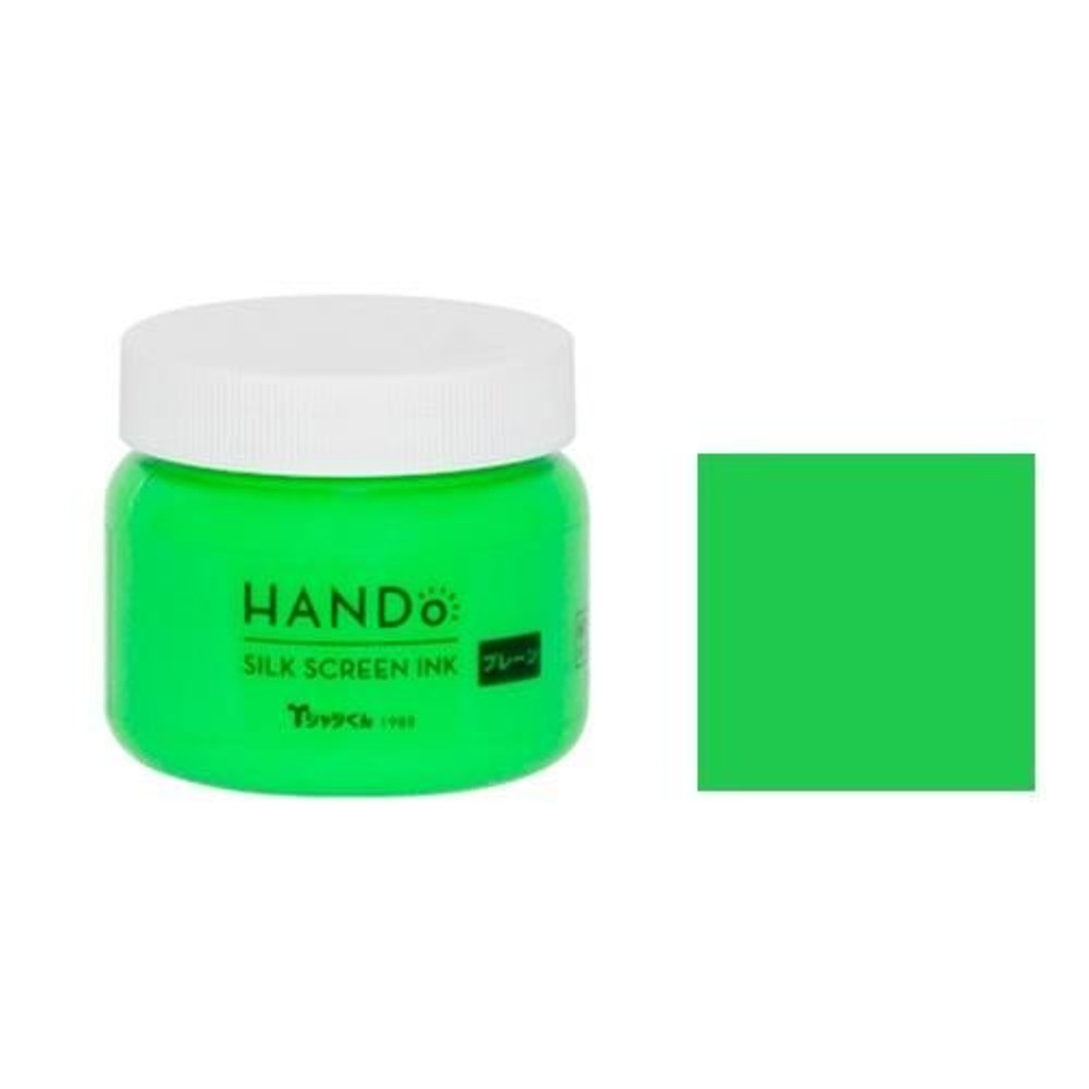 Tシャツくん シルクスクリーンインク プレーン 100g ねおんぐりーん (101113249) ホリゾン HANDo, ねおんぐりーん , プレーン 100g 