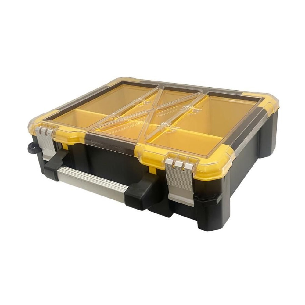 WIZ'A ウィザ パーツボックス 小 WL3086-C, 半透明ケース, 幅380&times;奥行340&times;高さ110mm