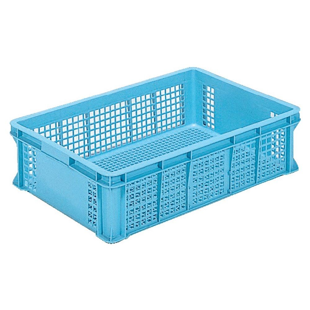 サンコー サンテナー B#48 ライトブルー 104701-00 ×5個セット【メーカー直送・代引不可】【法人限定】, ライトブルー, 5P