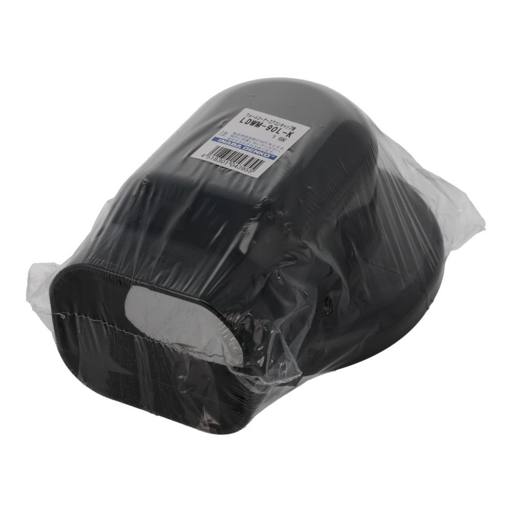 因幡電工 スリムダクトLD用 ウォールコーナーエアコンキャップ用, ホワイト, LDWM-90L-W