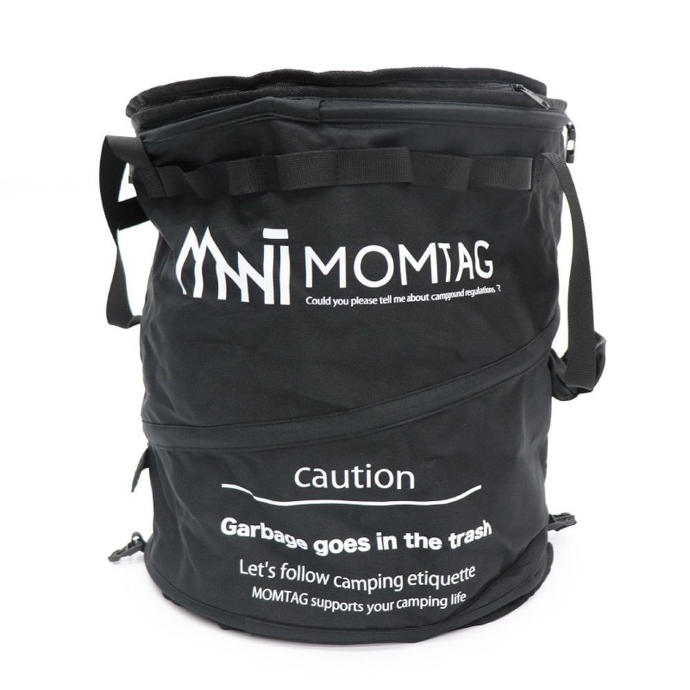 MOMTAG キャンプ用トラッシュバッグ　HDL-3709, ブラック, -