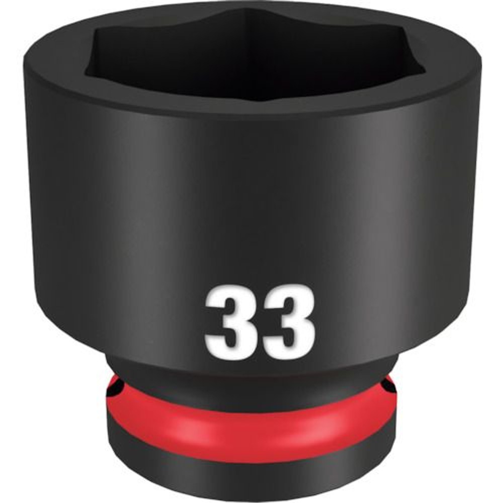 milwaukee SHOCKWAVE IMPACT DUTY インパクトソケット 1/2インチ(12.7mm)角 33mm, 49-66-6265, 33mm