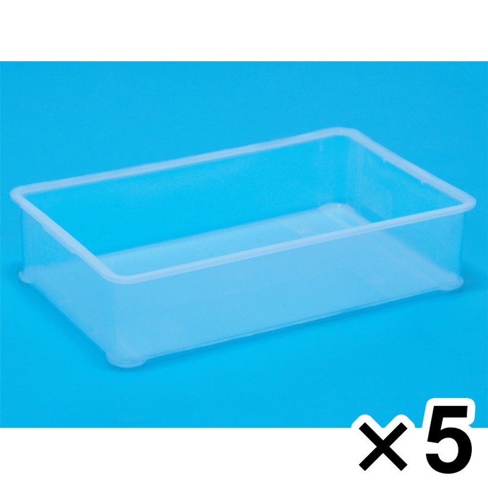 サンコー 特大ばんじゅうＡ 透明 &times;5個セット【メーカー直送・代引不可】【法人限定】, クリア, 5P