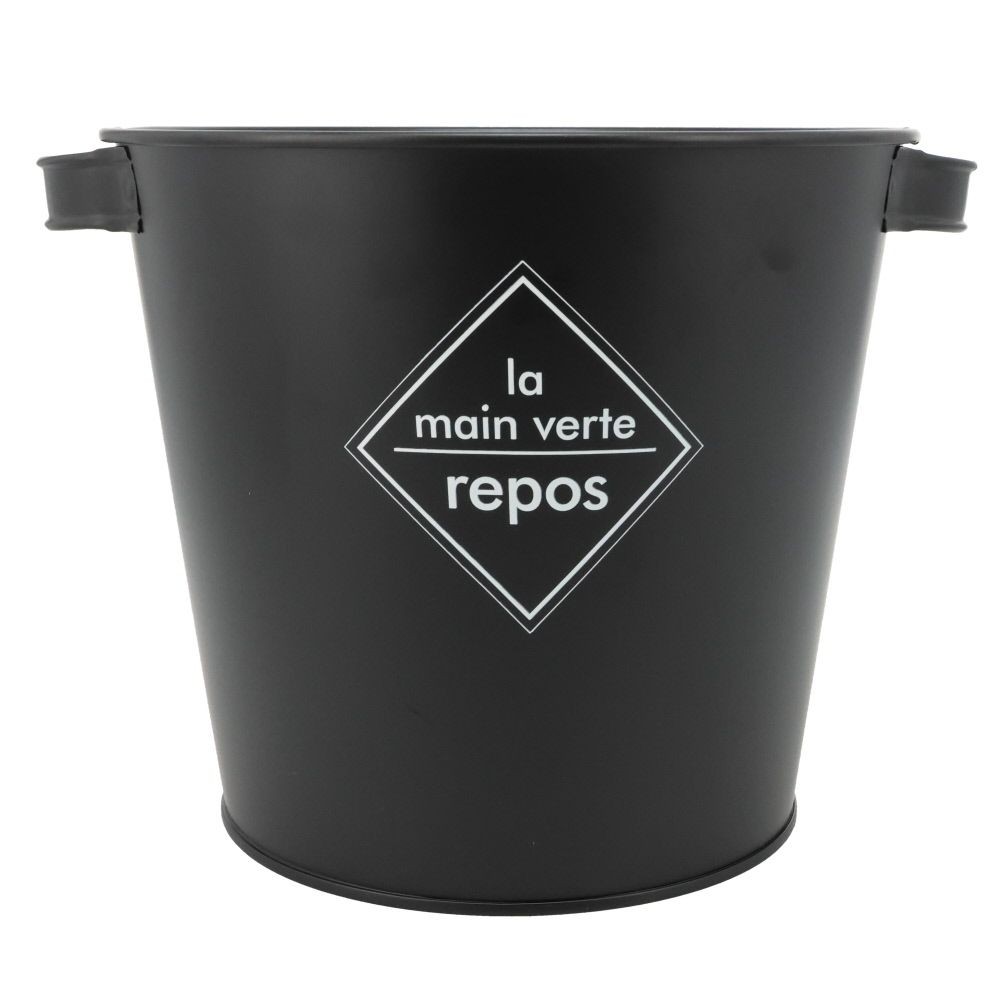 ピースポット　深型７号, ブラック, 深型7号