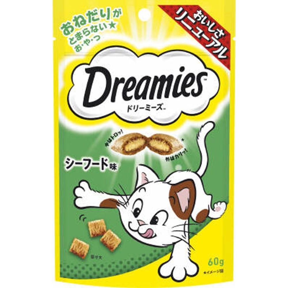 マースジャパン ドリーミーズ　シーフード味　60ｇ, シーフード味, 60g