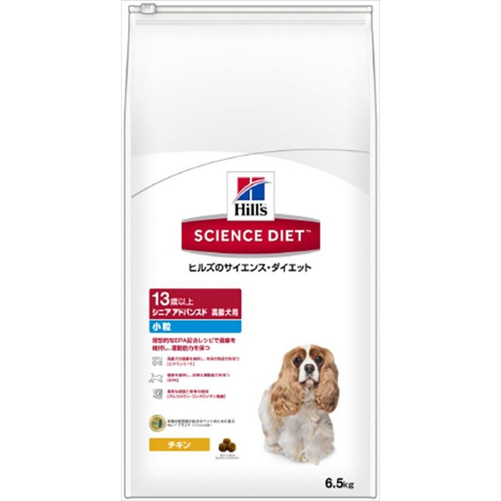 サイエンスダイエット　シニアアドバンスド　小粒　6．5ｋｇ, シニアアドバンスド チキン, 6.5kg