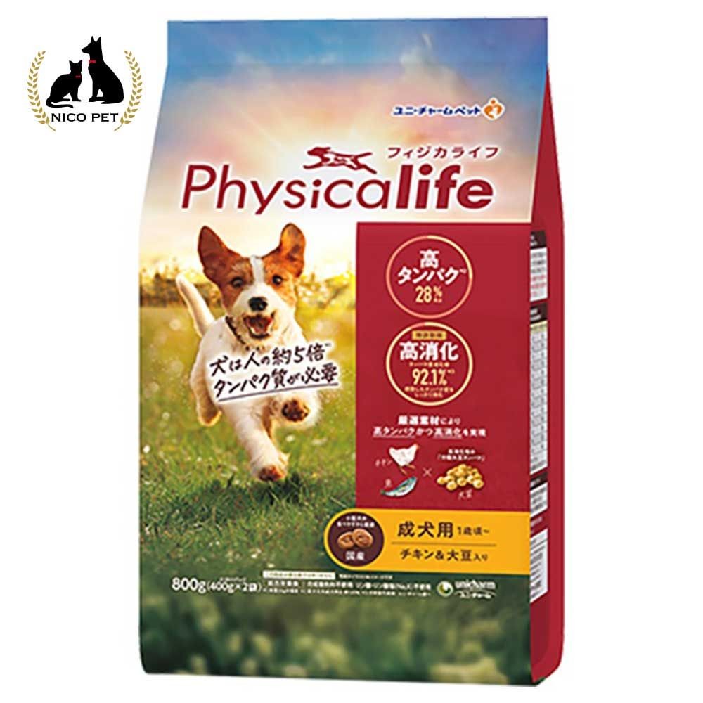 Ｐｈｙｓｉｃａｌｉｆｅ（フィジカライフ）　成犬用　チキン＆大豆入り　８００ｇ, 成犬用, 800g