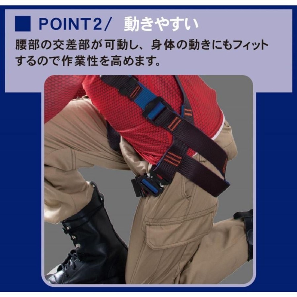 WIZ'A ウィザ ツヨロン レヴォ ハーネス ブルー Mサイズ TH-508-OT-BKBL-M-AKS型-JAN-BX , ブルー, Mサイズ