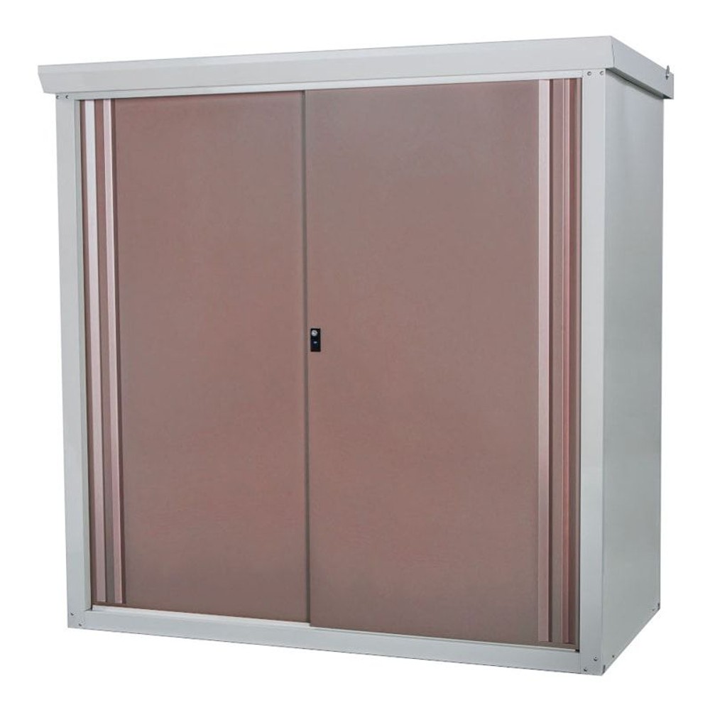 グリーンライフ ファミリー物置 ダシーレ  SRM-1515【メーカー直送・代引不可】, チタングレー, 155cm幅