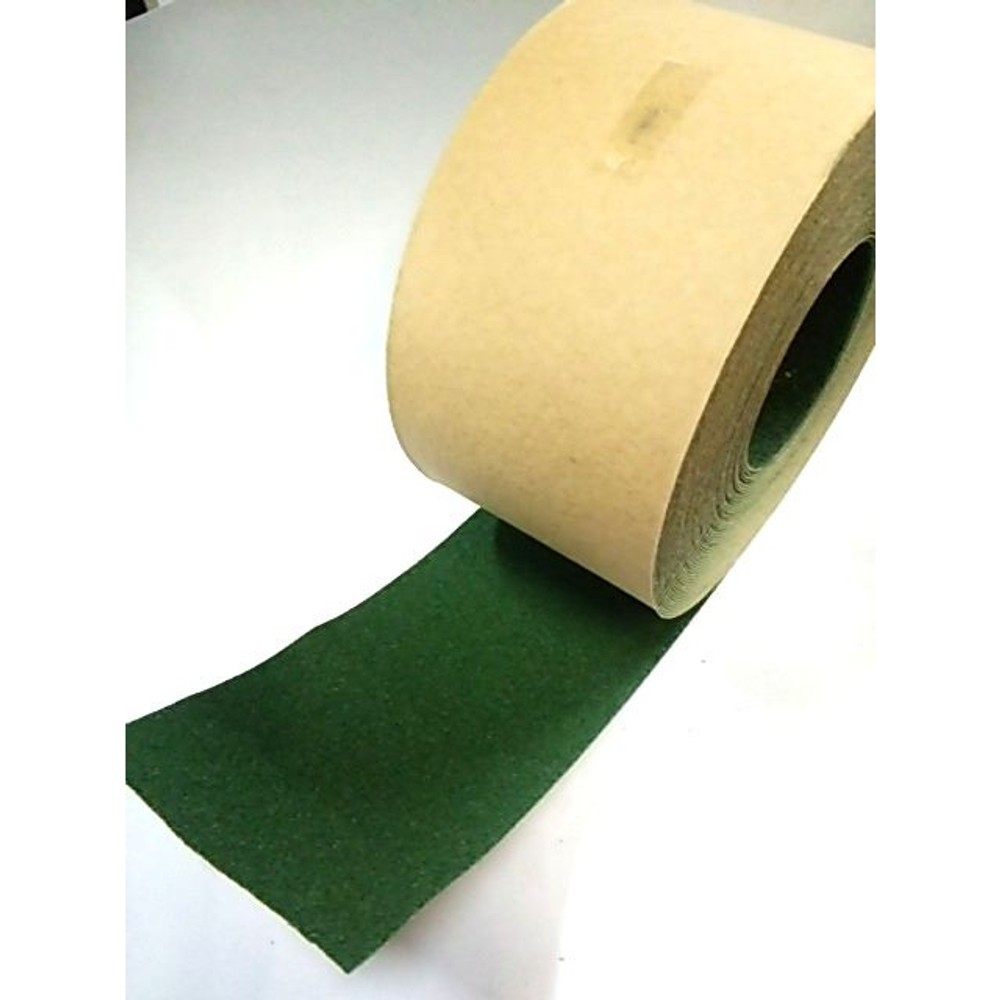 ノンスリップテープ屋外用　１００ｍｍ巾（切売り）, 緑, 100mm