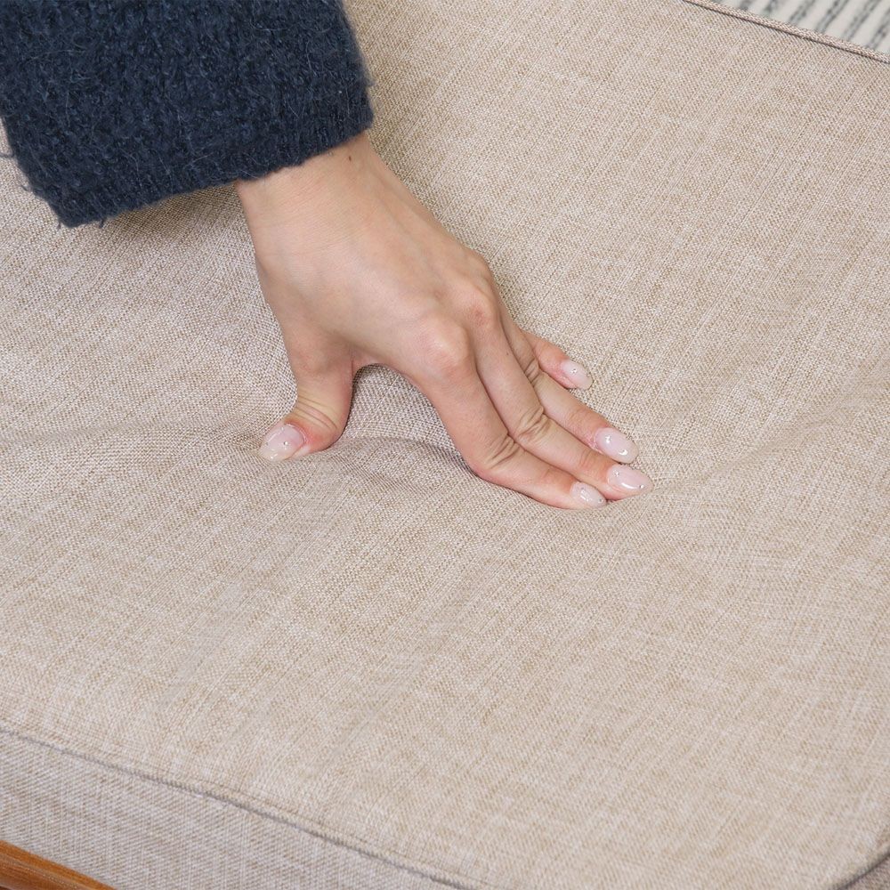 不二貿易 ラタン　回転チェア（ミドル）　ＬＢＲーＫＤ　１ＰＣ梱包【メーカー直送・代引不可】, ライトブラウン, 幅510mm&times;奥行540mm&times;高さ680mm