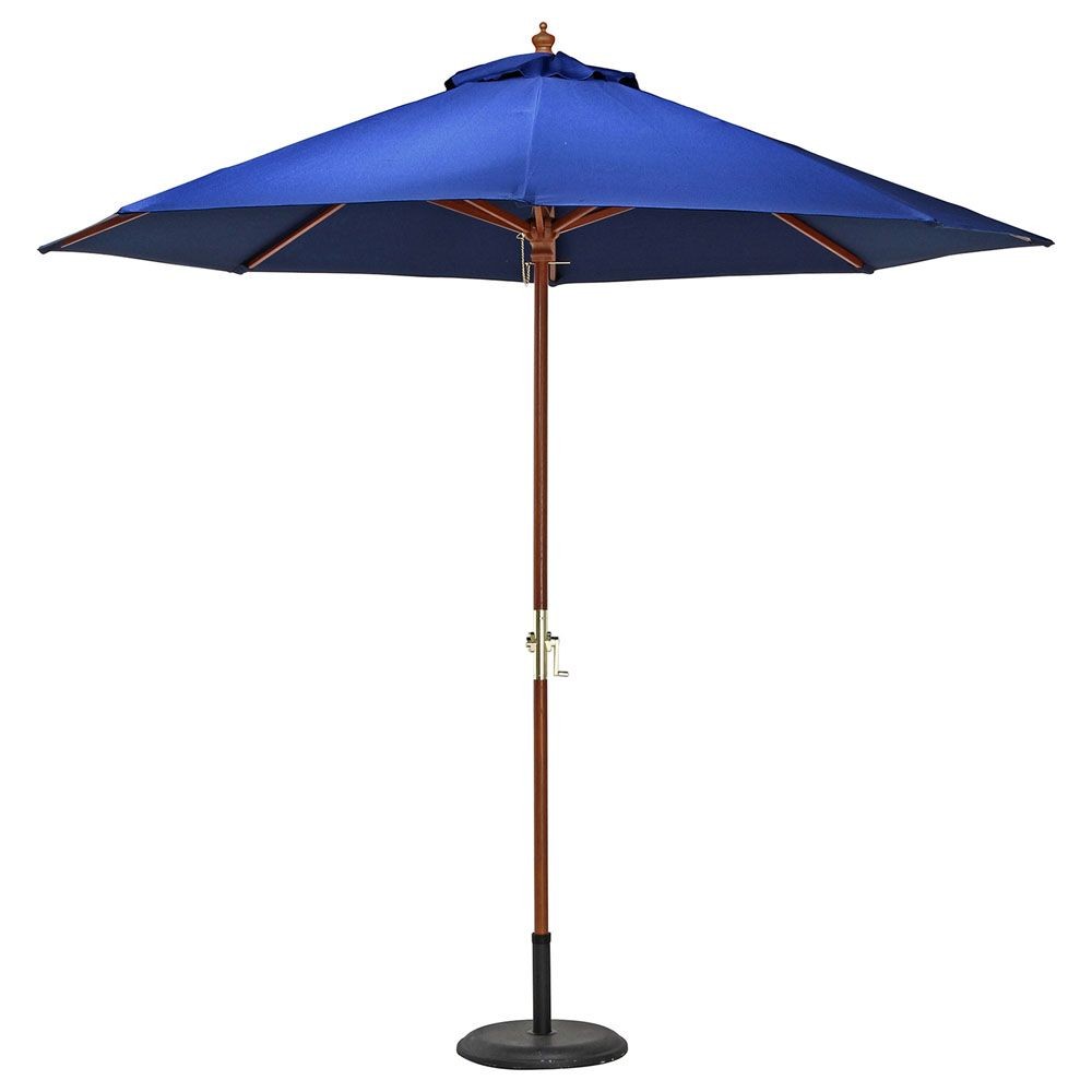 不二貿易  木製パラソル　270ｃｍ, ブラウン, 直径約2.5m