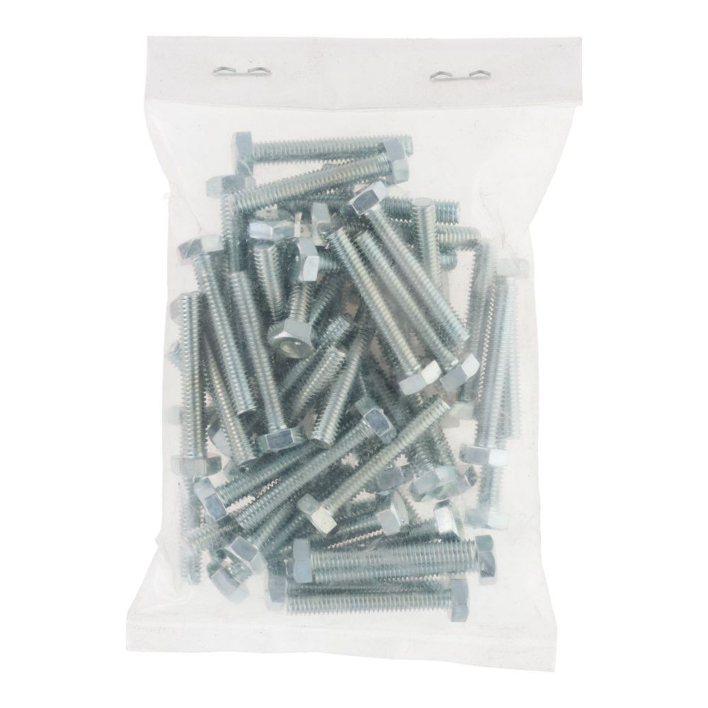 ユニクロ　六角ボルト　Ｍ４&times;２５　５０入, ボルト, 50個入り