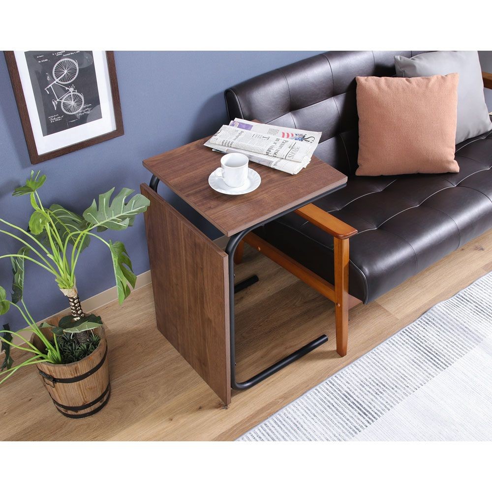 不二貿易 ＥＺＢＯ　２ＷＡＹテーブル（大）　ＭＢＲ【メーカー直送・代引不可】, ブラウン, 幅400mm&times;奥行420mm&times;高さ675mm