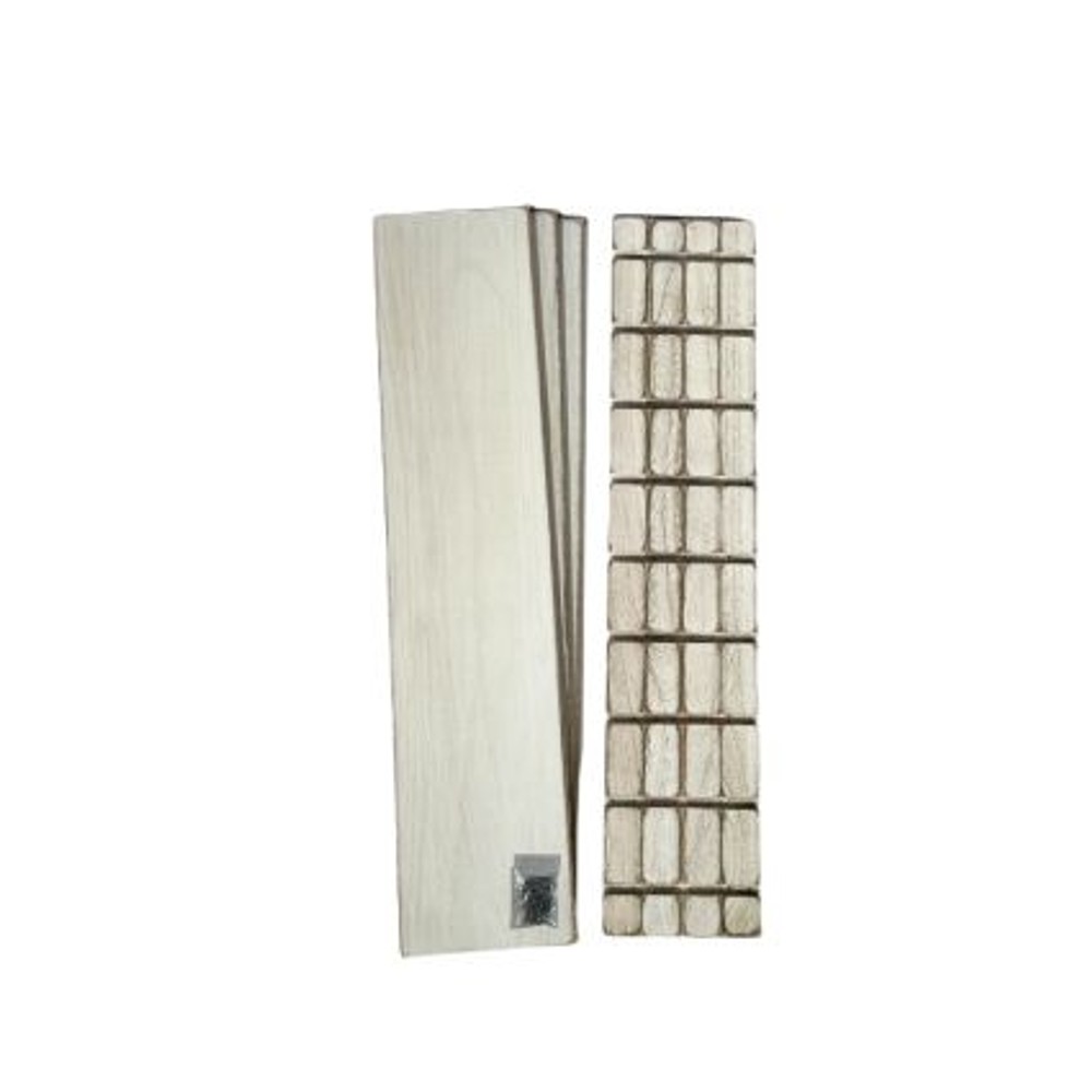 エイジングボード棚板3段ラックセット ブラウン, ホワイト, 910&times;200mm