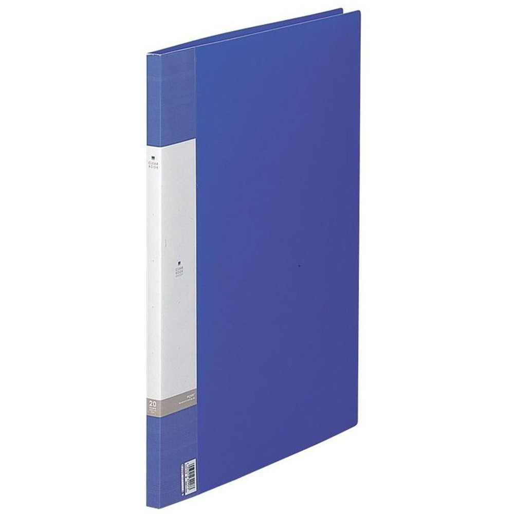 リヒト　クリヤ―ブックＢ5, 青(A3), A3サイズ