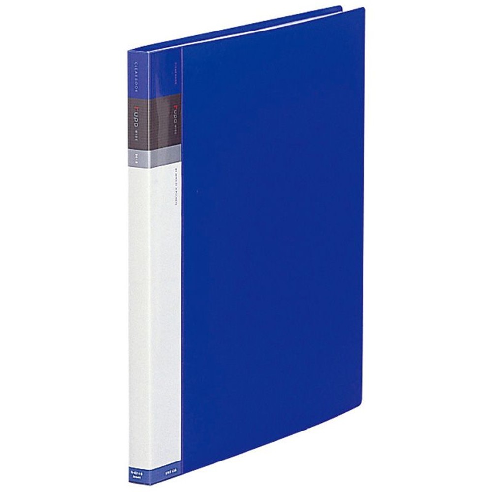 リヒト　クリヤーブック30Ｐ青　Ｎ4611ー8, 青(A5), A4サイズ