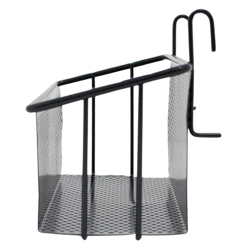 メッシュカゴ深型　ＳＴＧー００３４, 黒, 深型