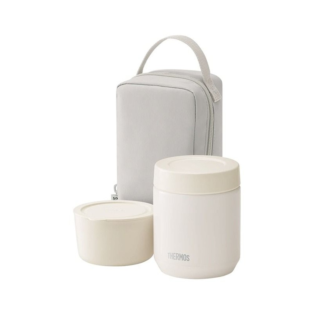 サーモス　真空断熱スープランチセット ＪＥＥー５５０ ＧＧ, グレージュ, 550ml