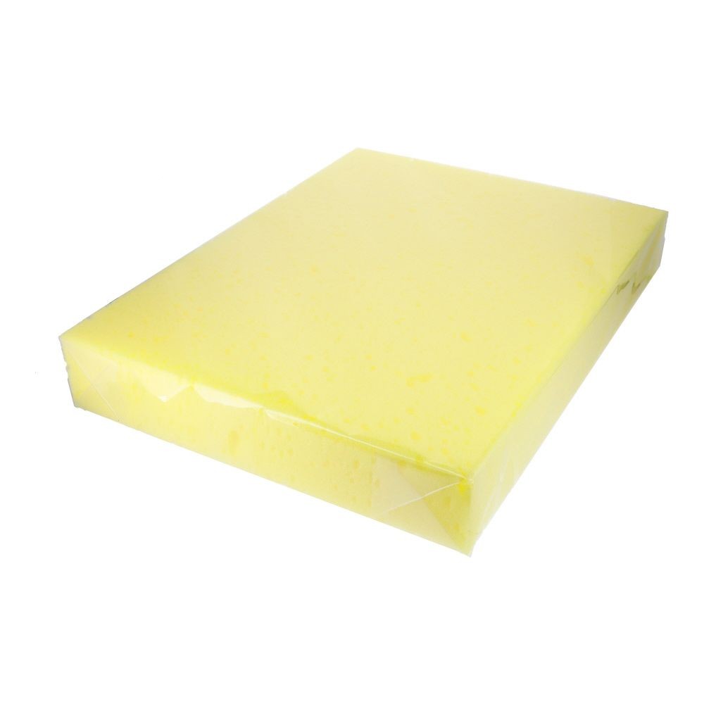 タイル用スポンジ（荒目）　大　２５０×３３０, イエロー, 荒目 大
