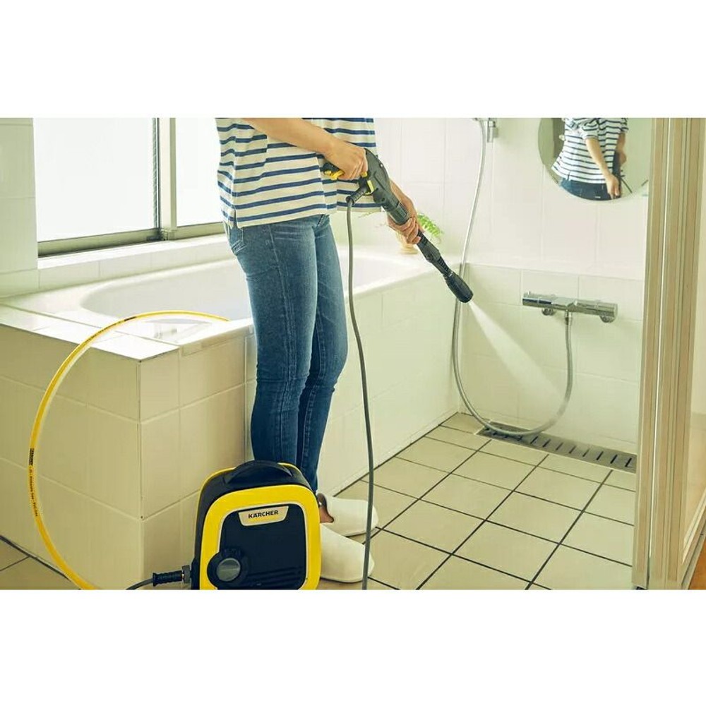 KARCHER（ケルヒャー） 高圧洗浄機 K MINI, イエロー, 50Hz/60Hz共用