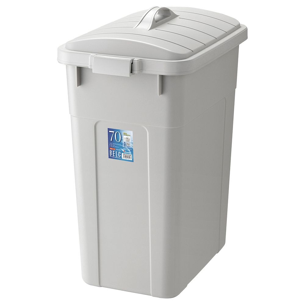 ベルク　角ペール　本体　ＬＧＹ, グレー, 45L