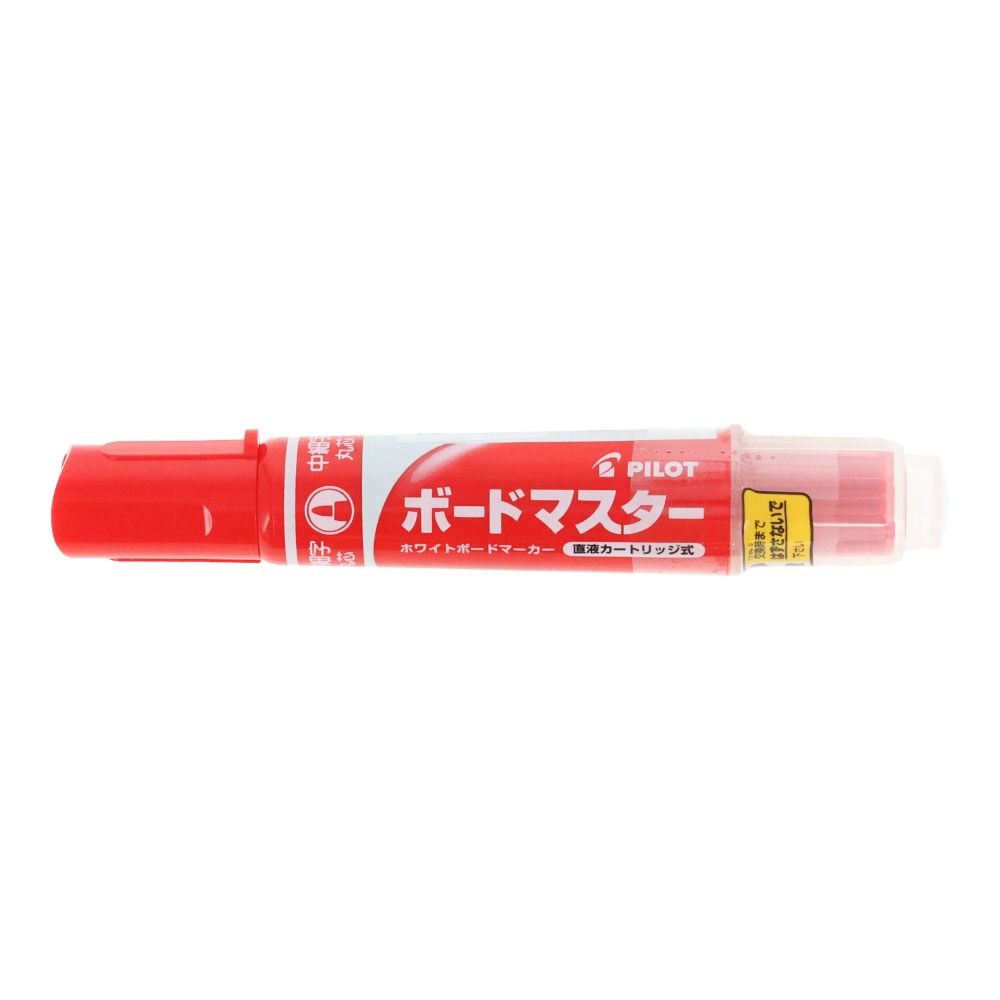 PILOT ホワイトボードマーカー ボードマスター 中細字 レッド, レッド, 中細字
