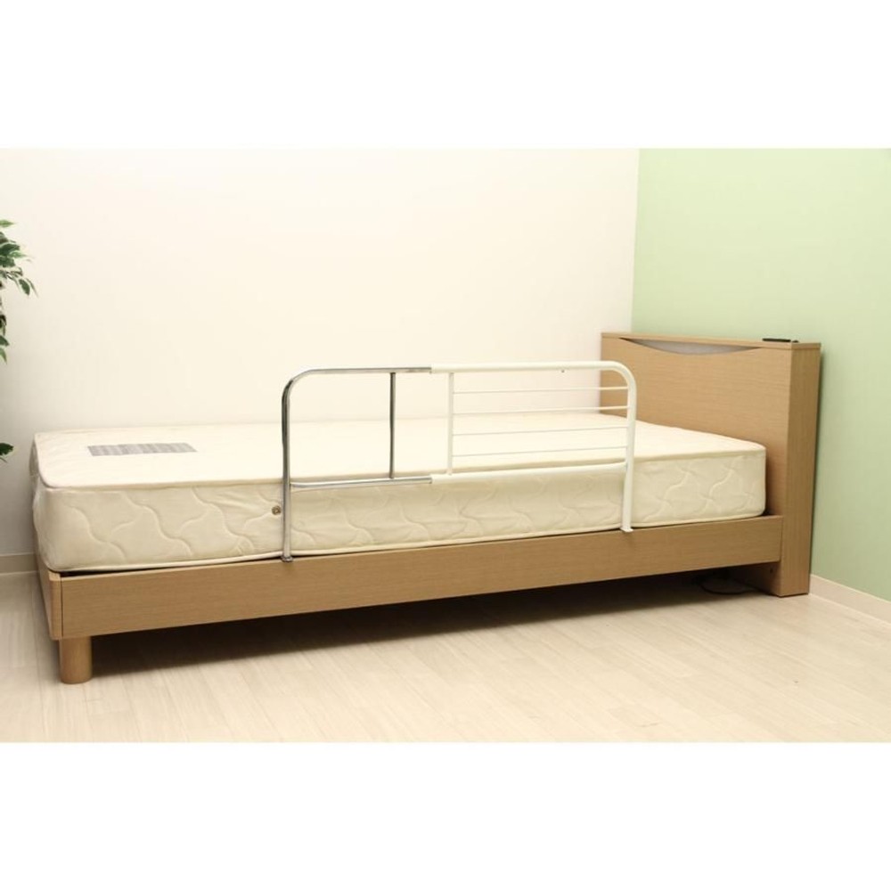 不二貿易  スライドベッドガード（横伸縮）ハイＷＨ 【メーカー直送・代引不可】, ブラウン, 12849