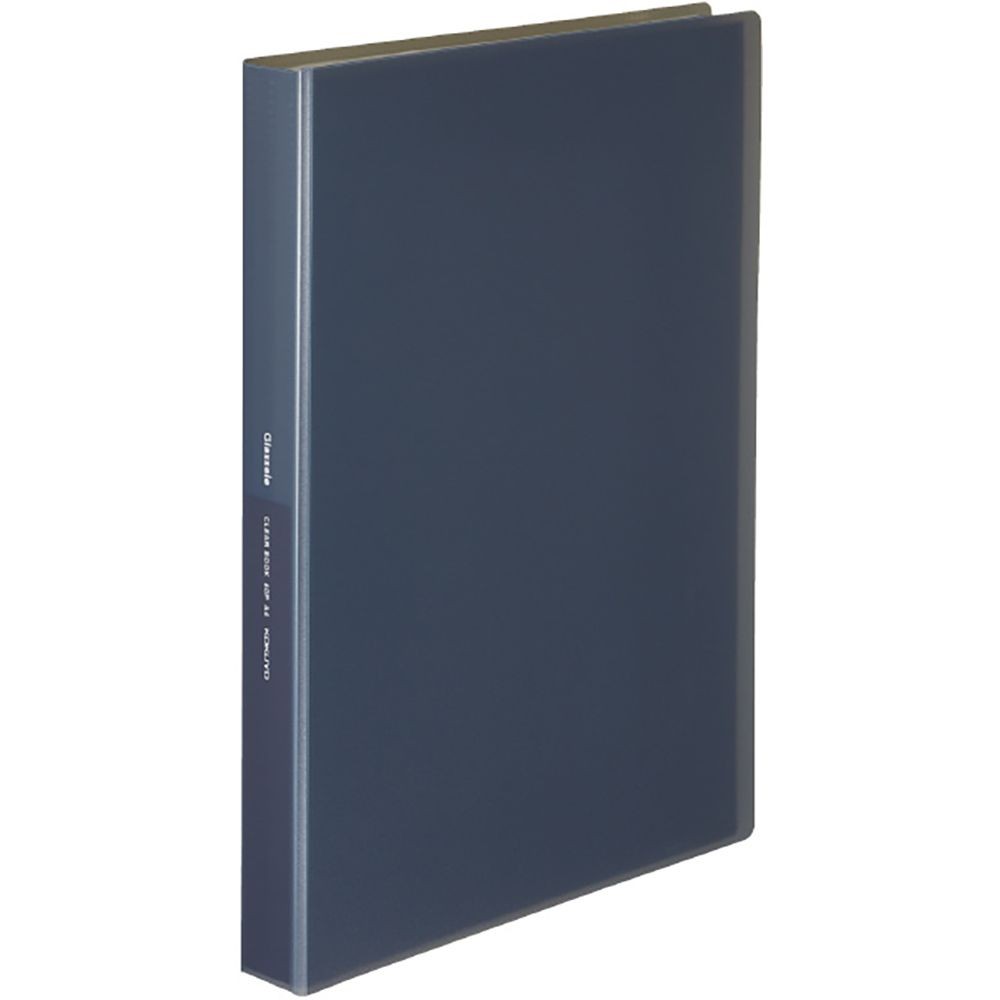 【4冊セット】コクヨ　クリヤーブックグラッセルＡ４ 60枚D ラ-GL60D【メーカー直送・代引不可】, ブラック, A4