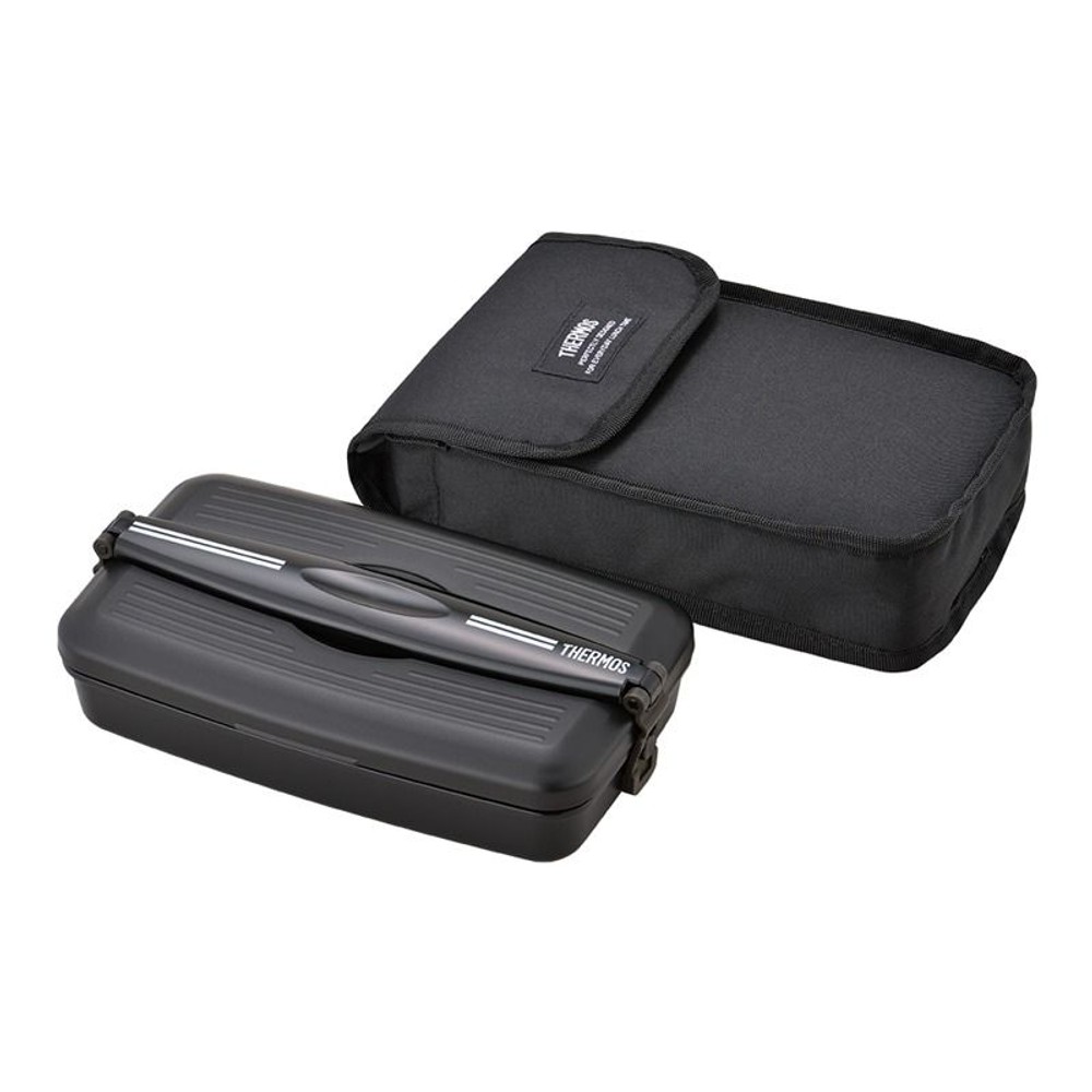 サーモス　フレッシュランチボックス ＤＪＢー８０６ ＤＰＢＫ, ディープブラック, 800ml