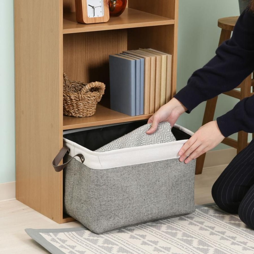 カラーボックス　3段【メーカー直送・代引不可】, ブラック, 3段