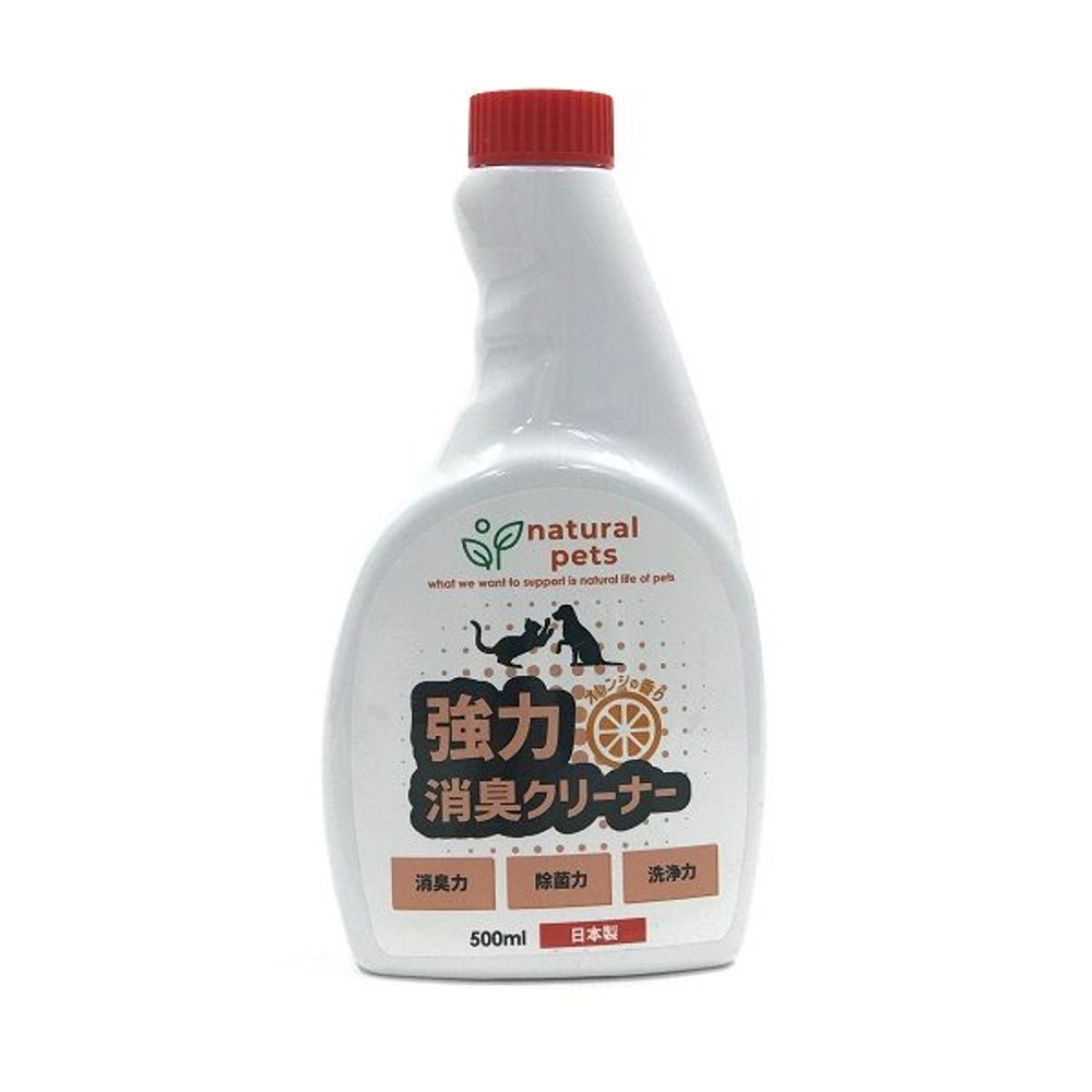 カモス　強力消臭クリーナーオレンジの香り    詰替用    500ml, オレンジの香り, 500ml