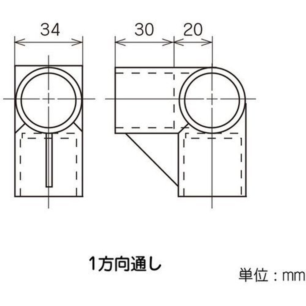 YAZAKI 矢崎化工 イレクタープラスチックジョイント J-12C S 中間コーナー用 Φ28用, ブラック, 4方向（中間コーナー用・1方向通し）