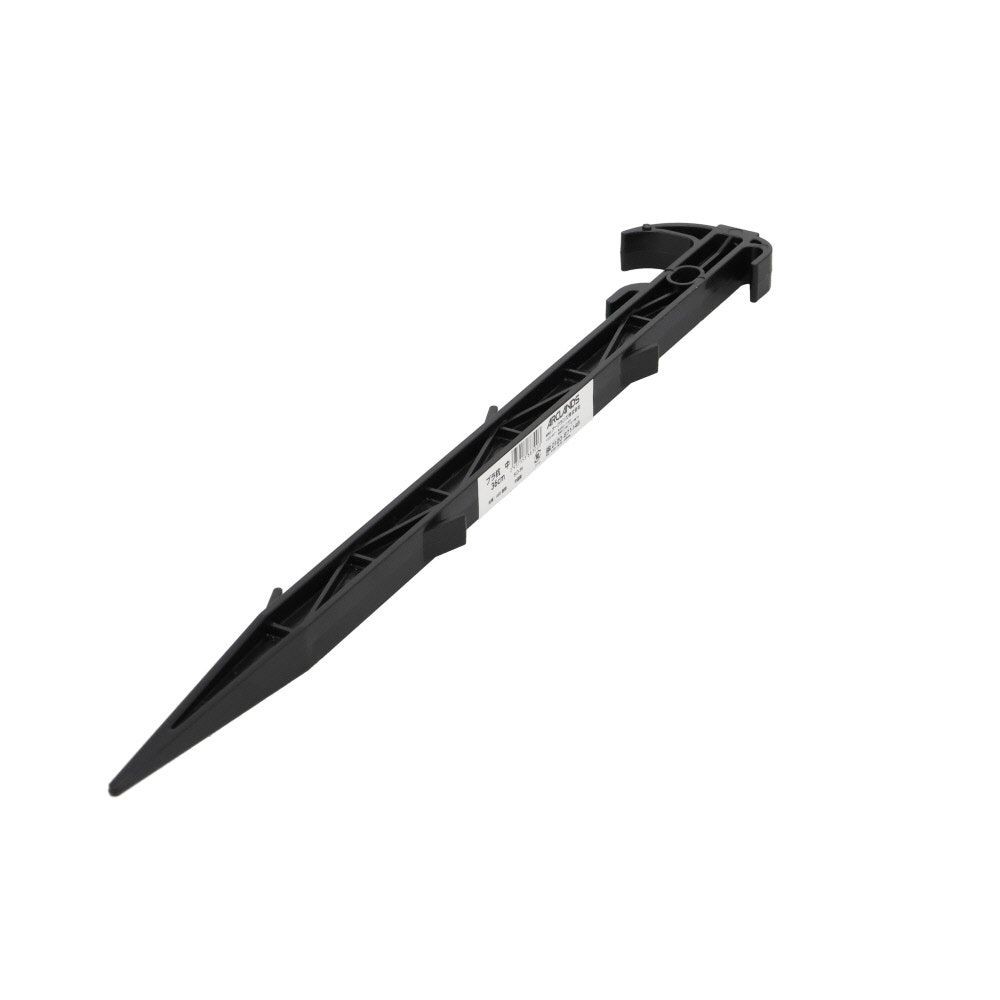プラ杭　中　36ｃｍ, 黒, 幅50&times;奥行15&times;高さ360mm