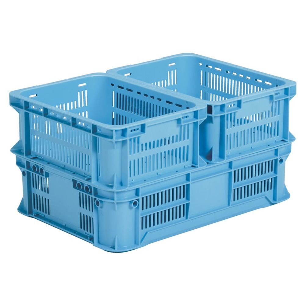 サンコー サンテナー B#16E ライトブルー 101455-00 &times;10個セット【メーカー直送・代引不可】【法人限定】, ライトブルー, 10P