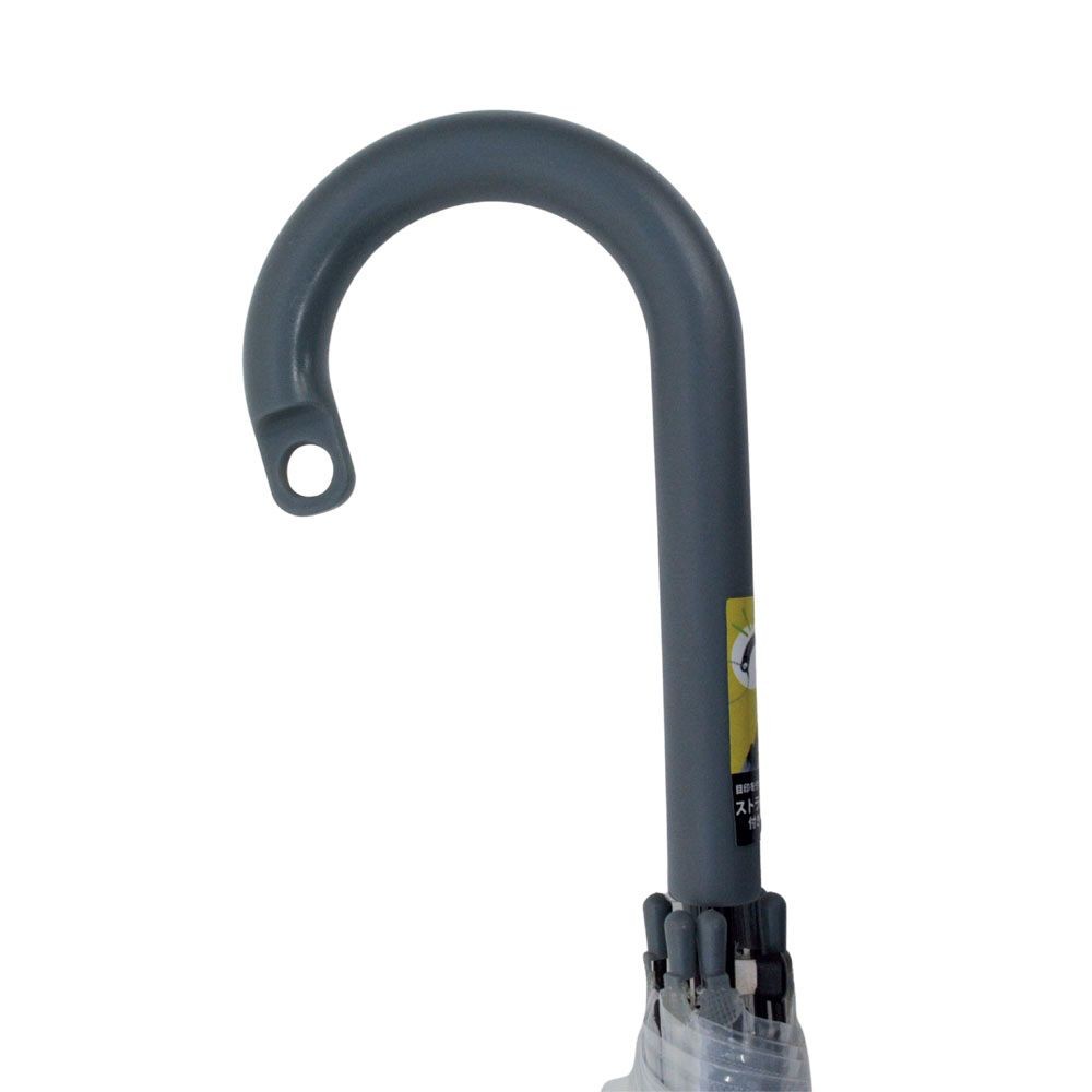 ビニール傘ネームハンドル７０ｃｍ　クリア, クリア, 70cm