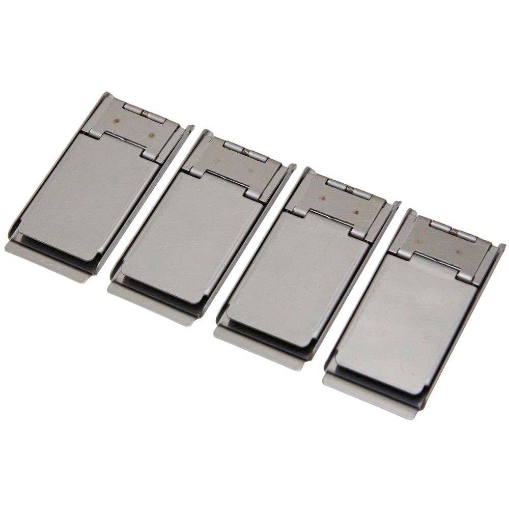 ウィザ サッシ補助錠　４個入り, シルバー, 4個入